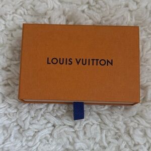 Louis Vuitton Signature Orange Box with Blue Tab